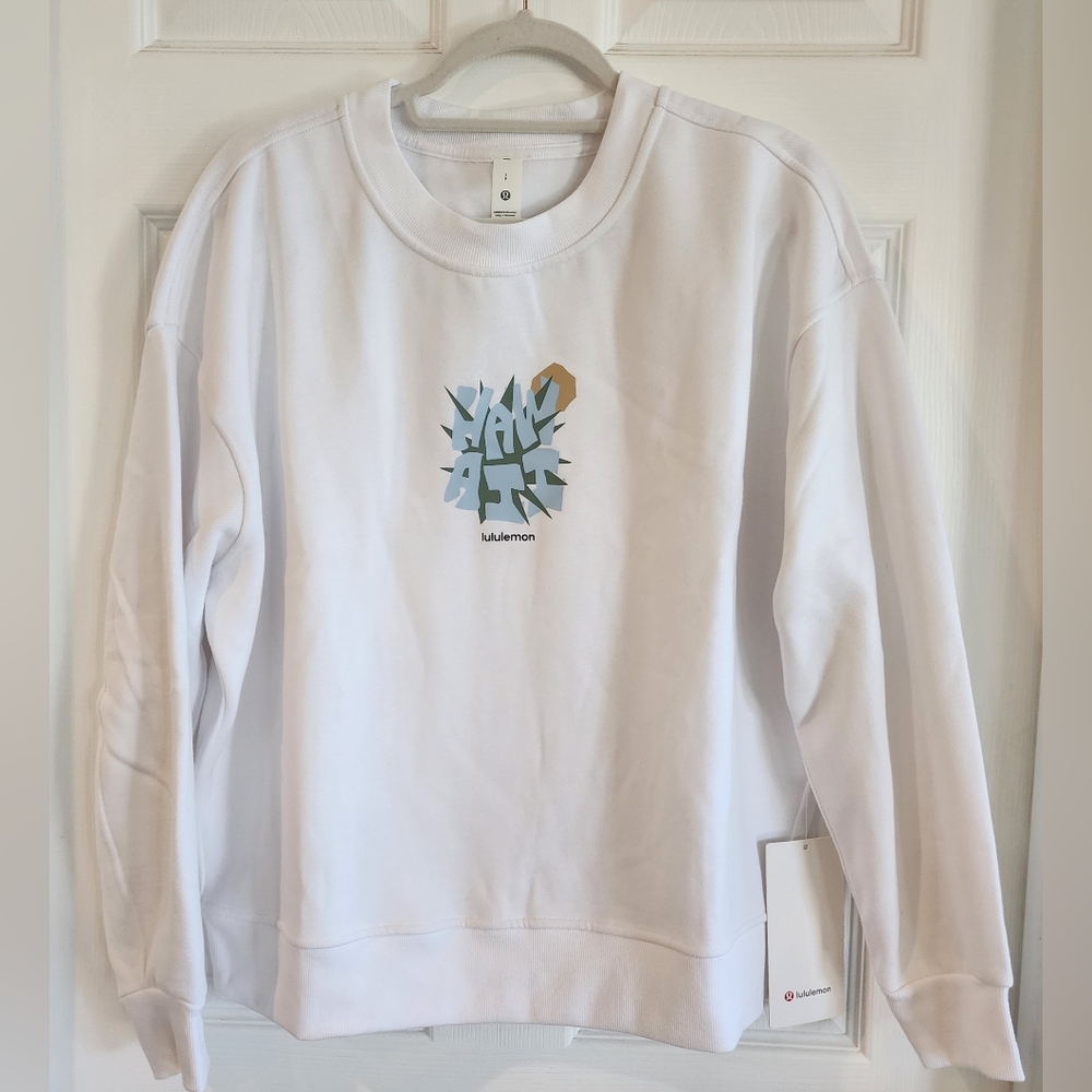 Lululemon Hawaii Exclusive Perfectly Oversized Crew Sweatshirt, Women S RARE NEW